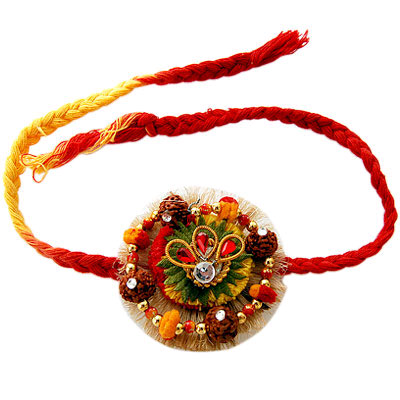 Rakhi is a sacred thread, which is used for celebrating Raksha Bandhan in 2015
