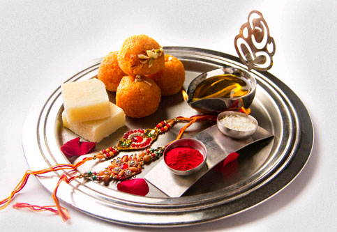Read about the significance of rituals and decorating plate in Raksha Bandhan