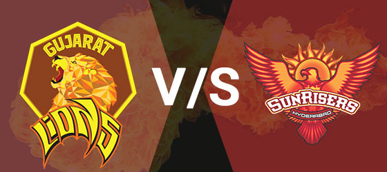 Sunrisers Hyderabad vs Gujarat Lions