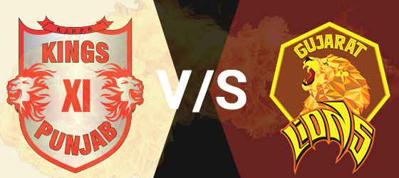 Kings XI Punjab vs Gujarat Lions