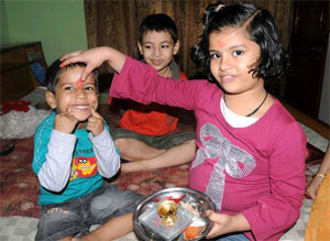 Bhai Dooj is the last day of Diwali Celebrations.